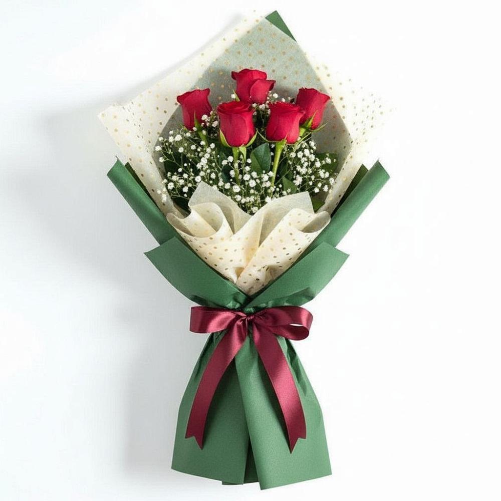 Букет рубиновое очарование в Агинском Букет цветов из: Розы в Агинском