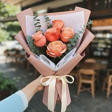 Букет персиковый аромат в Агинском Букет цветов из: Розы в Агинском