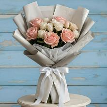 Букет Нежное облако в Агинском Букет цветов из: Розы в Агинском