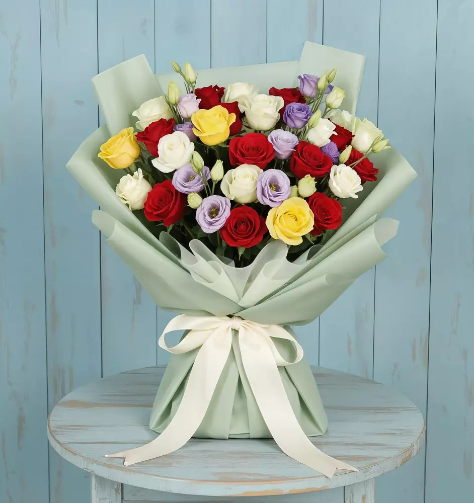 Букет Модная красотка в Агинском Букет цветов из: Розы в Агинском