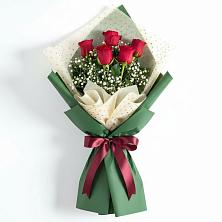 Букет рубиновое очарование в Агинском Букет цветов из: Розы в Агинском